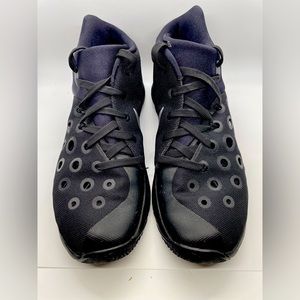 Men’s NIKE Hyperquickness Mens Shoes Black/Metallic Silver 749882 001 Size 8
